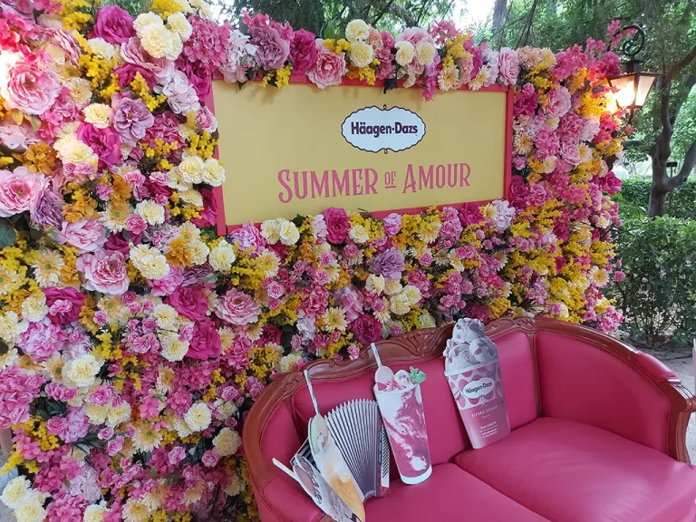 Decoracion con flores para empresas Summer de Amour